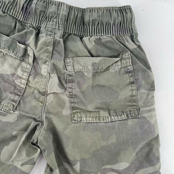 Cat & Jack Boys Camo Cargo Shorts Size S (6/7) Pull-On Drawstring Knee Length - Picture 8 of 10